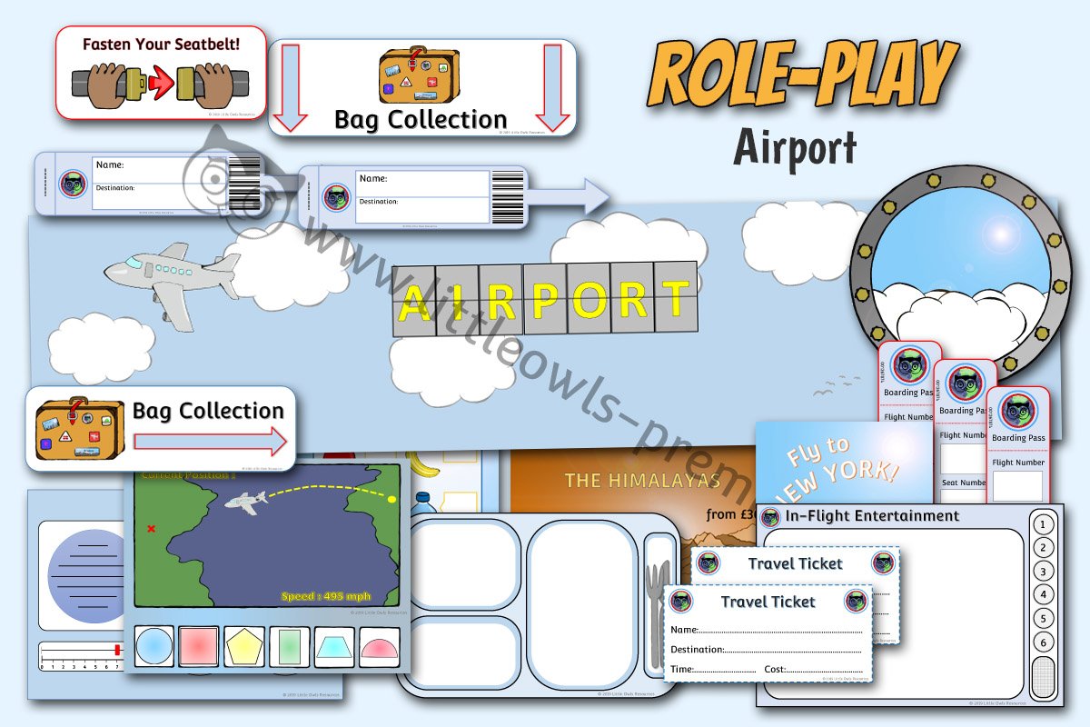 AIRPORT DRAMATIC ROLE PLAY PACK