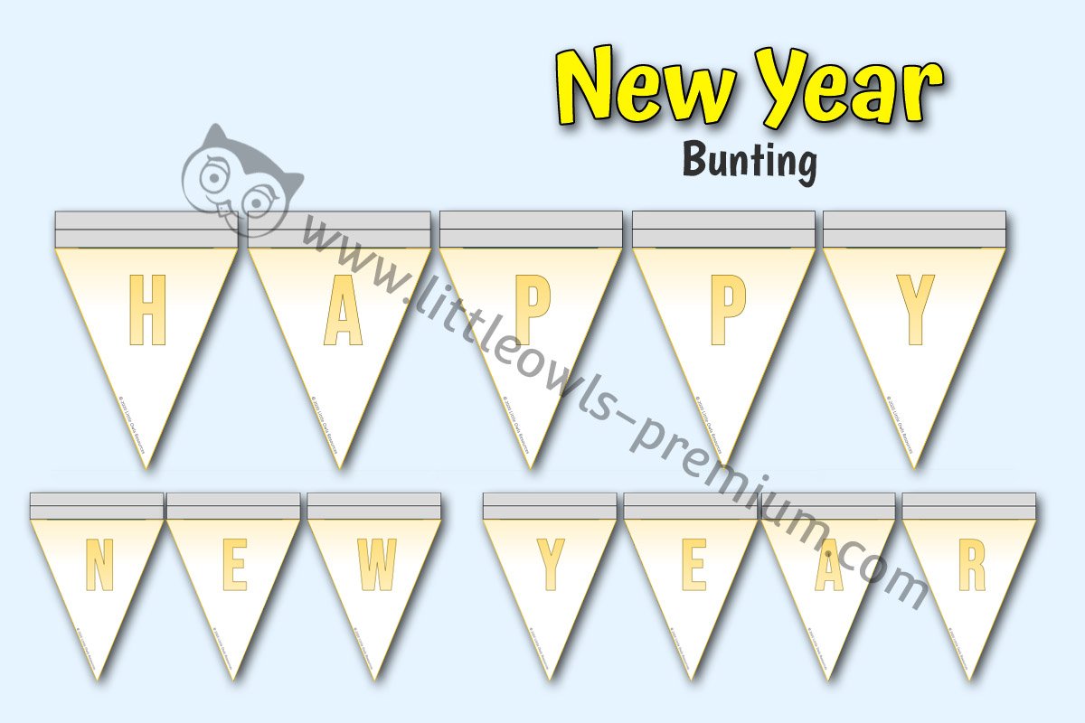 NEW YEAR BUNTING