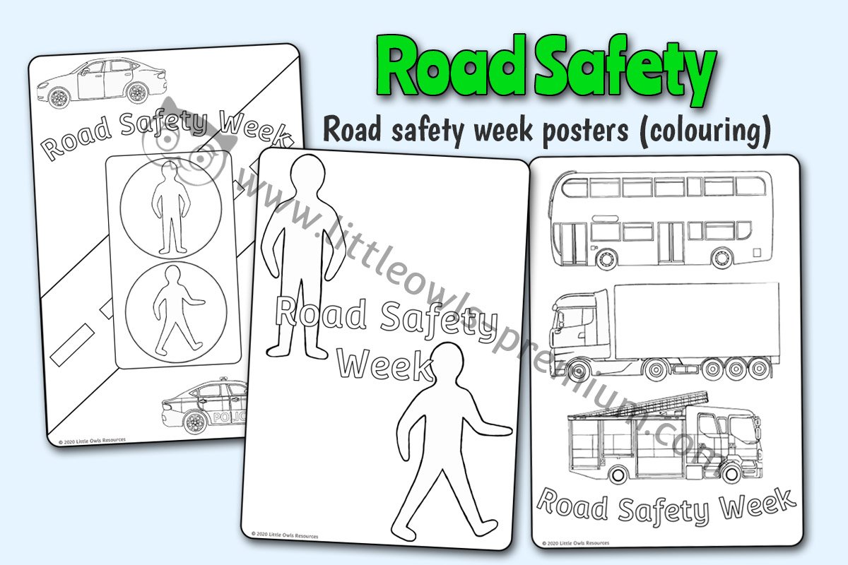 road safety easy drawing please​ - Brainly.in