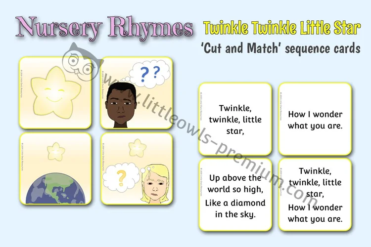 Twinkle, Twinkle Little Star — Cut & Match Cards - cover preview
