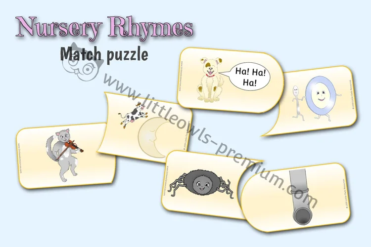 Nursery Rhyme Puzzles - cover preview
