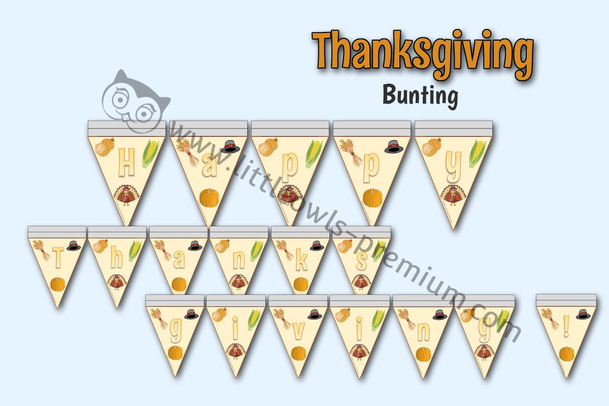 'HAPPY THANKSGIVING!' BUNTING