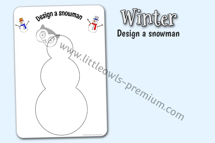 Design Your Own Snowman — resource cover
