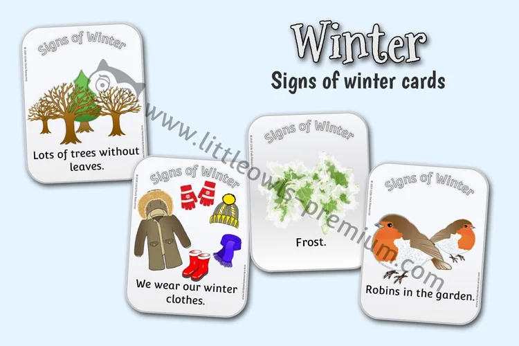 Signs of Winter Cards & Posters — resource cover