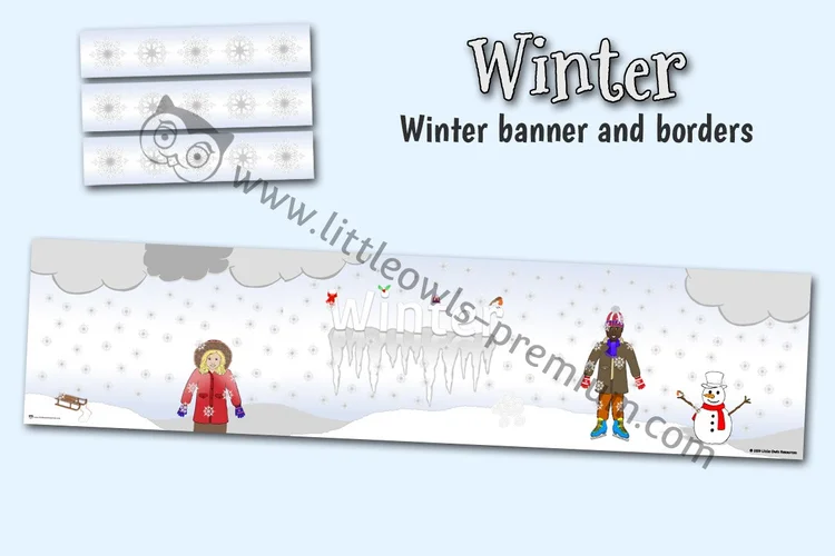 Winter Banner and Borders — resource cover