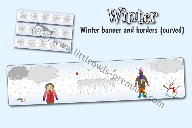Winter Banner and Borders — Curved — resource cover