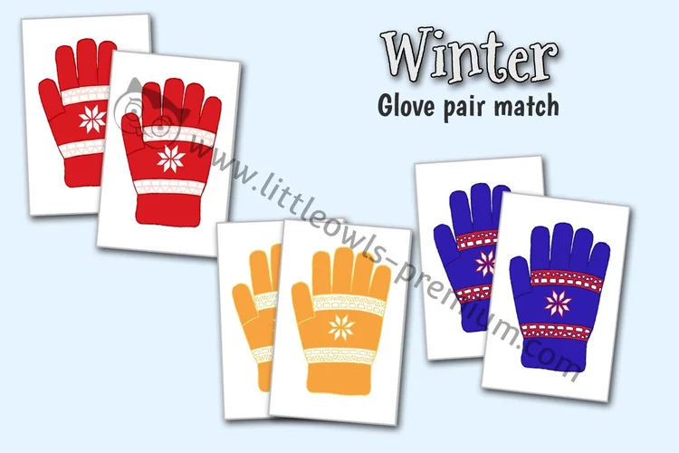 Winter Glove Pair Match cover