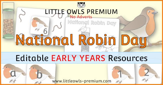    CLICK HERE   to visit ‘NATIONAL ROBIN DAY’ PAGE.   &lt;&lt;-BACK TO ‘TOPICS’ MENU PAGE    