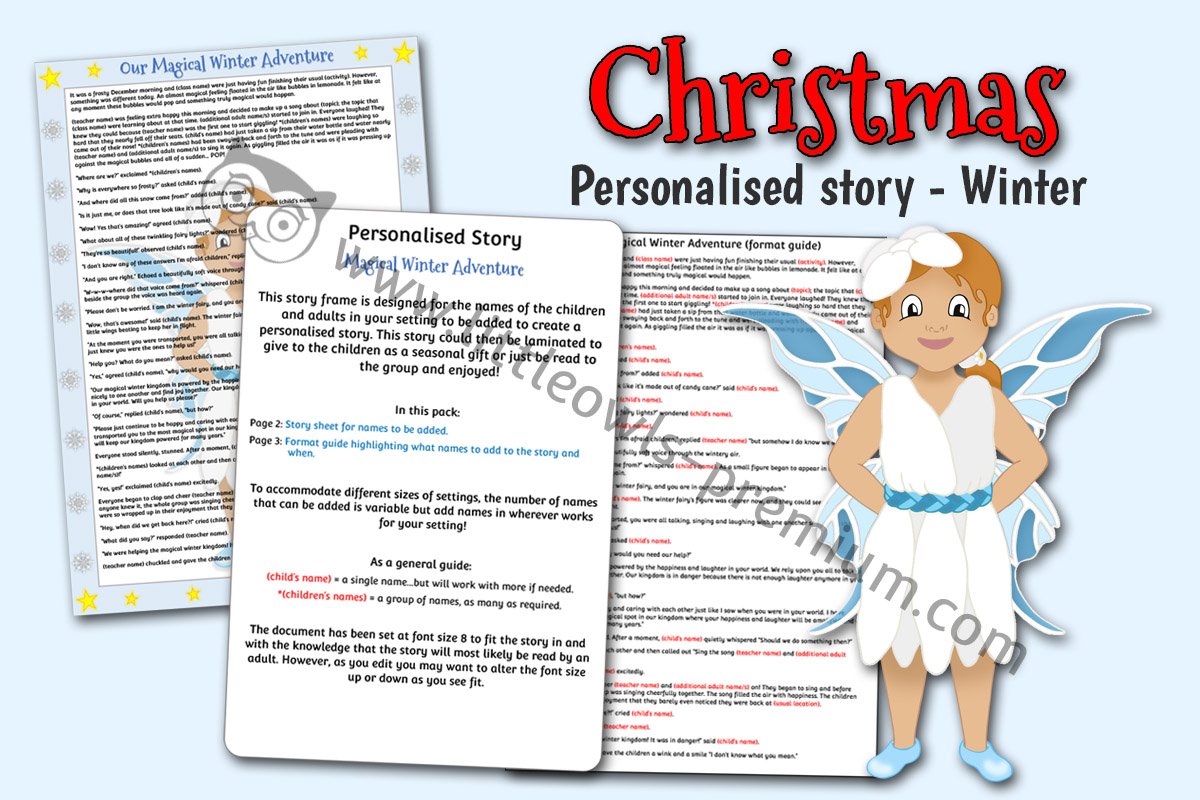 PERSONALISED STORY - MAGICAL WINTER ADVENTURE