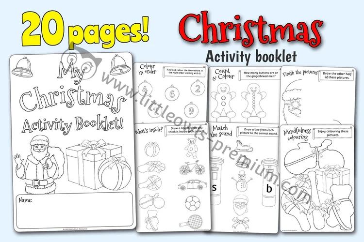 Christmas Activity Booklet - resource cover