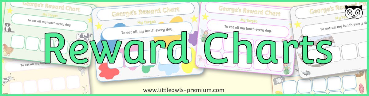 OUT & ABOUT EYFS REWARD CHART -BEHAVIOUR SPECIAL NEEDS WITH STICKERS 