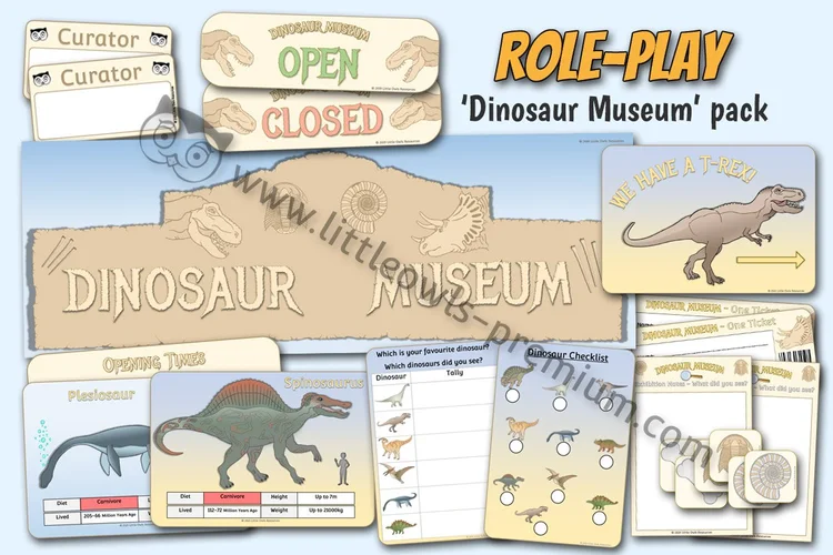 Dinosaur Museum Role-Play Pack cover