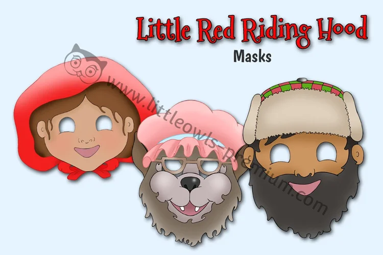 Little Red Riding Hood — Role-Play Masks cover