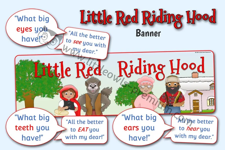 Little Red Riding Hood — Banner & Quotes cover