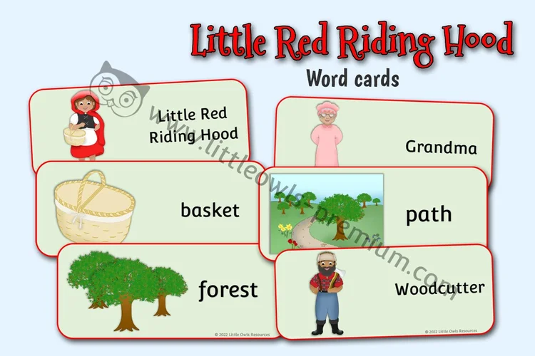 Little Red Riding Hood — Word Cards cover