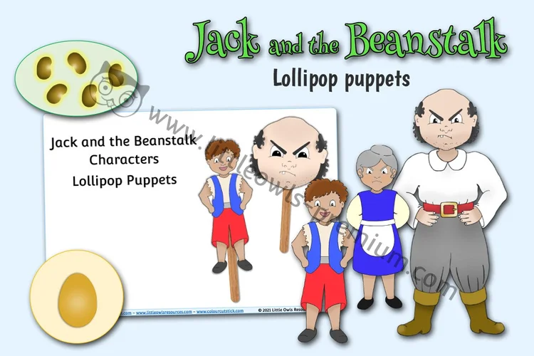 Jack & the Beanstalk Puppets resource cover