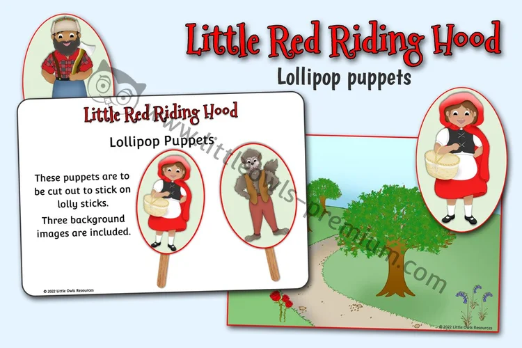 Little Red Riding Hood Puppets resource cover