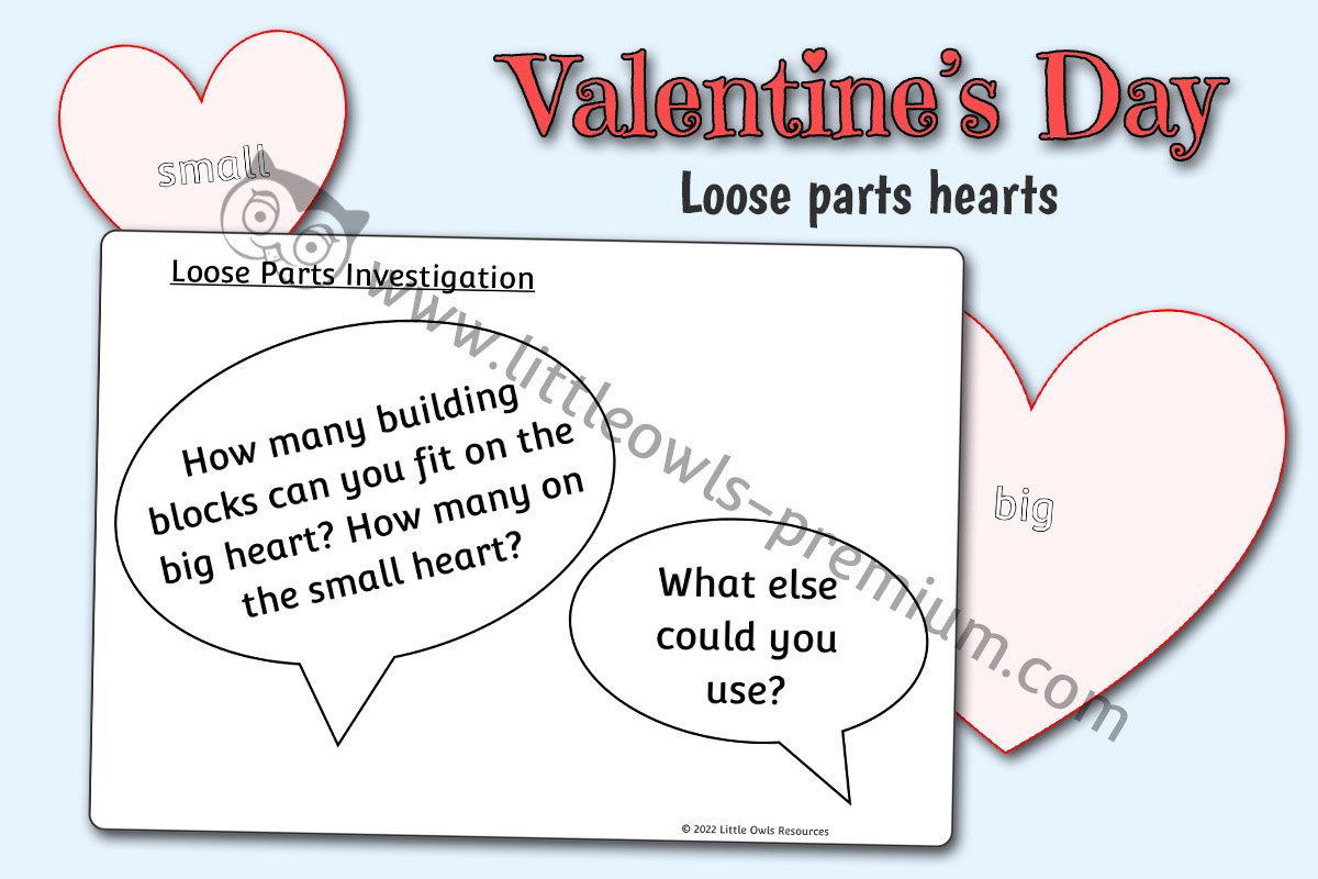 LOOSE PARTS HEARTS INVESTIGATION - BIG AND SMALL