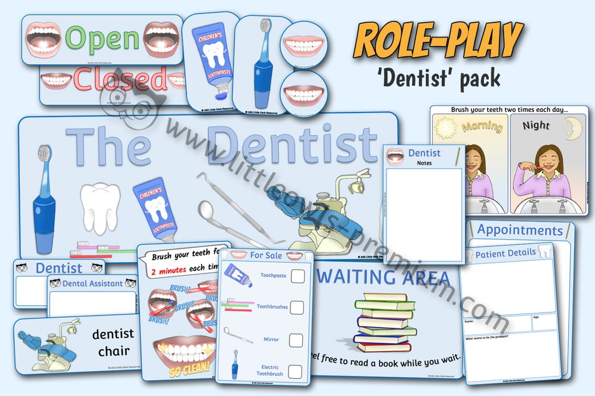 DENTIST DRAMATIC ROLE-PLAY PACK