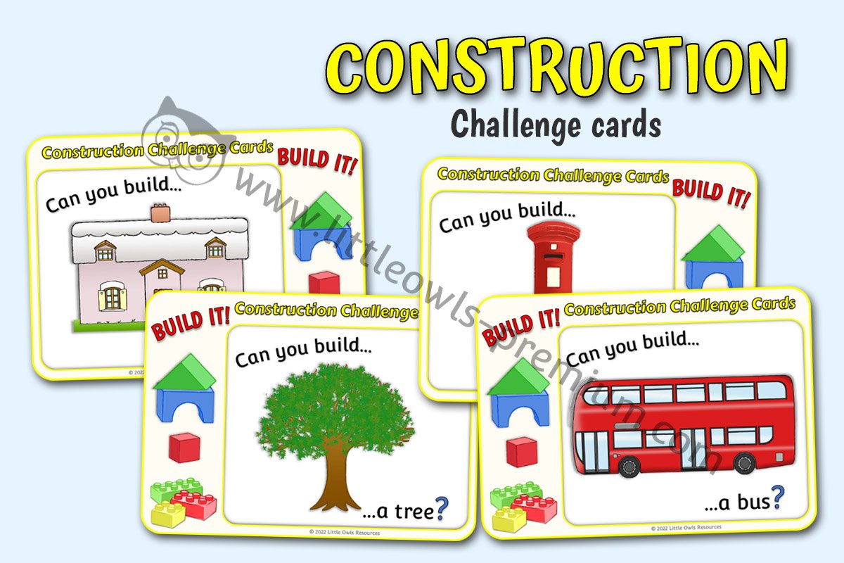 CONSTRUCTION - Challenge Cards (A5)
