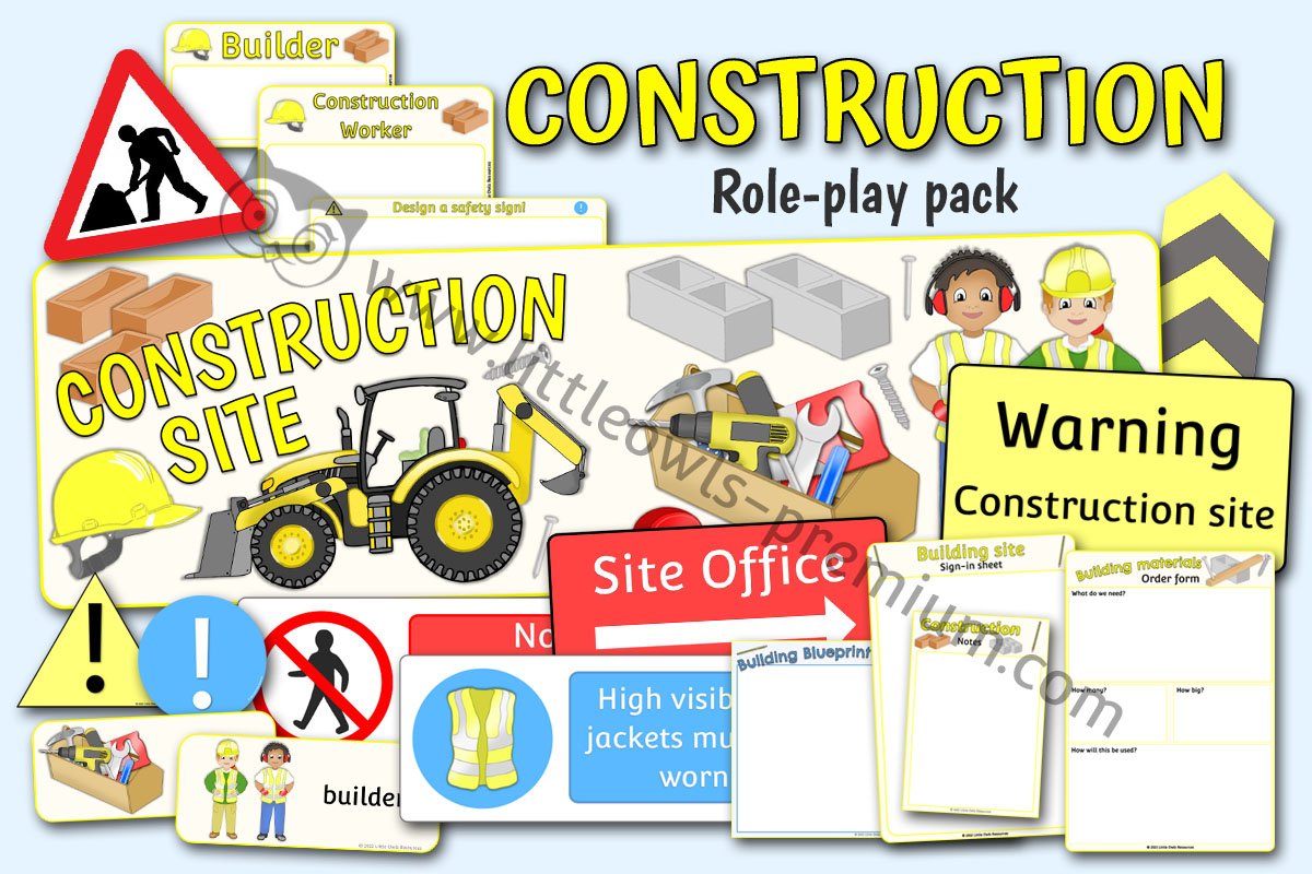 CONSTRUCTION - 'Construction Site' Role-Play Pack