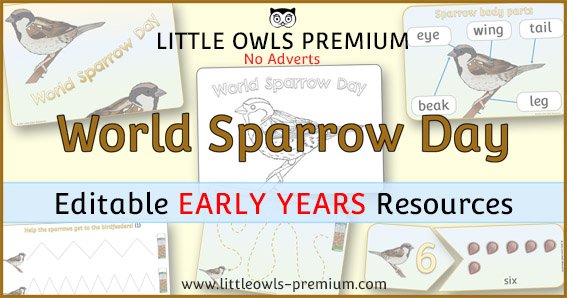    CLICK HERE   to visit ‘WORLD SPARROW DAY’ PAGE.   &lt;&lt;-BACK TO ‘TOPICS’ MENU PAGE    