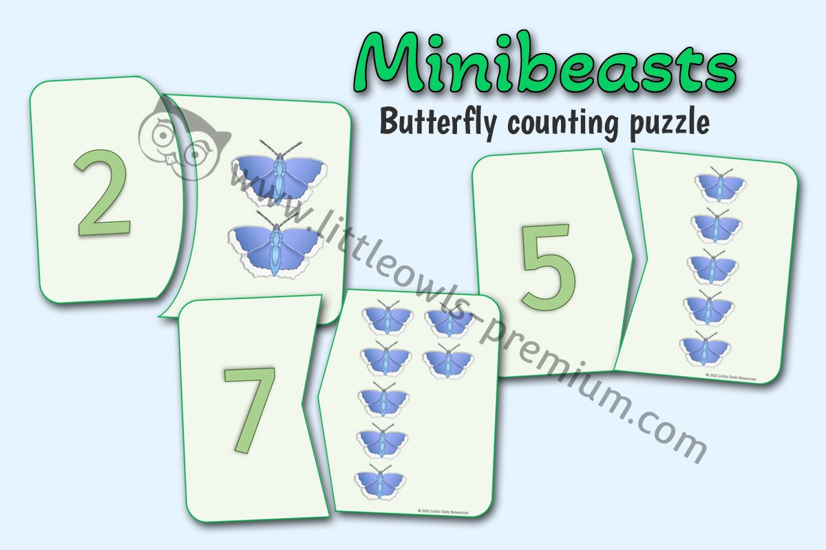 BUTTERFLY COUNTING PUZZLES