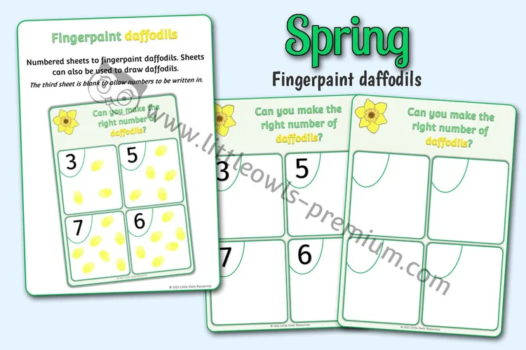 Fingerpaint Daffodils cover