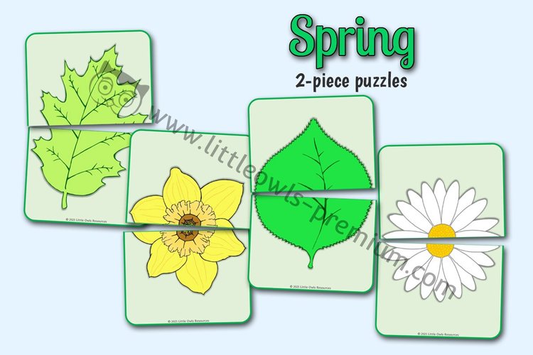 Spring Two-Piece Puzzles cover