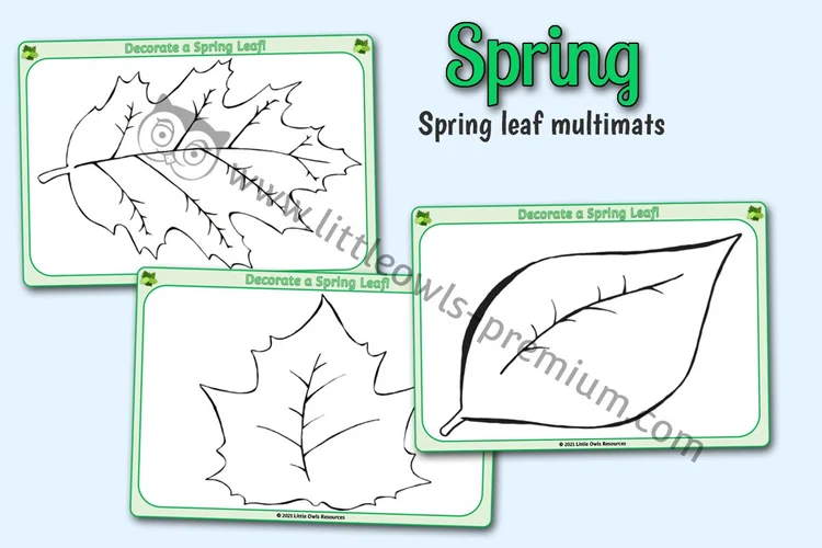 Spring Leaf Multimats cover