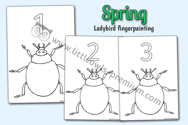 Ladybird Number Sheets cover
