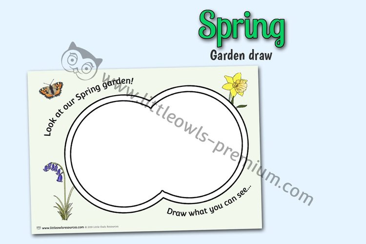 Spring Garden Observation Drawing — resource cover