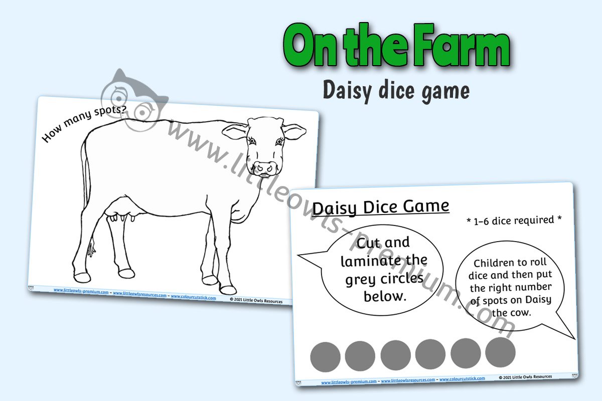 DAISY THE COW DICE GAME
