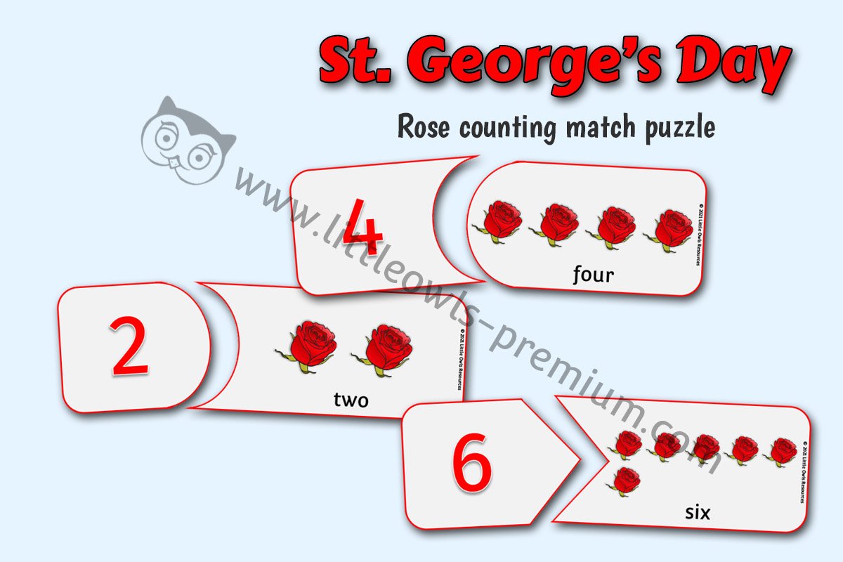 ROSE COUNTING PUZZLES (1-10) 