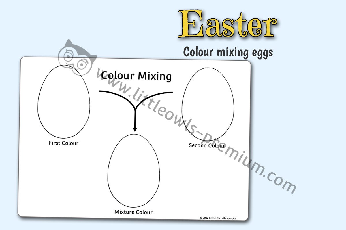 COLOUR MIXING EGGS