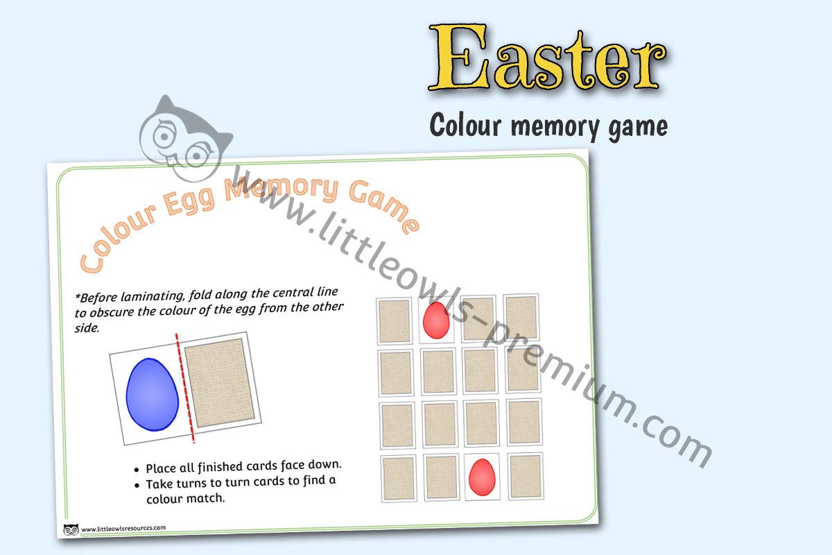 COLOUR EGG MEMORY GAME