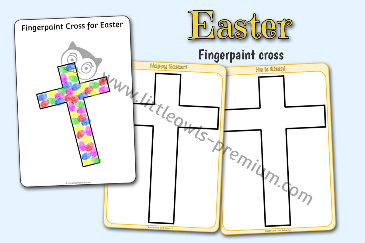 FINGERPAINT CROSS