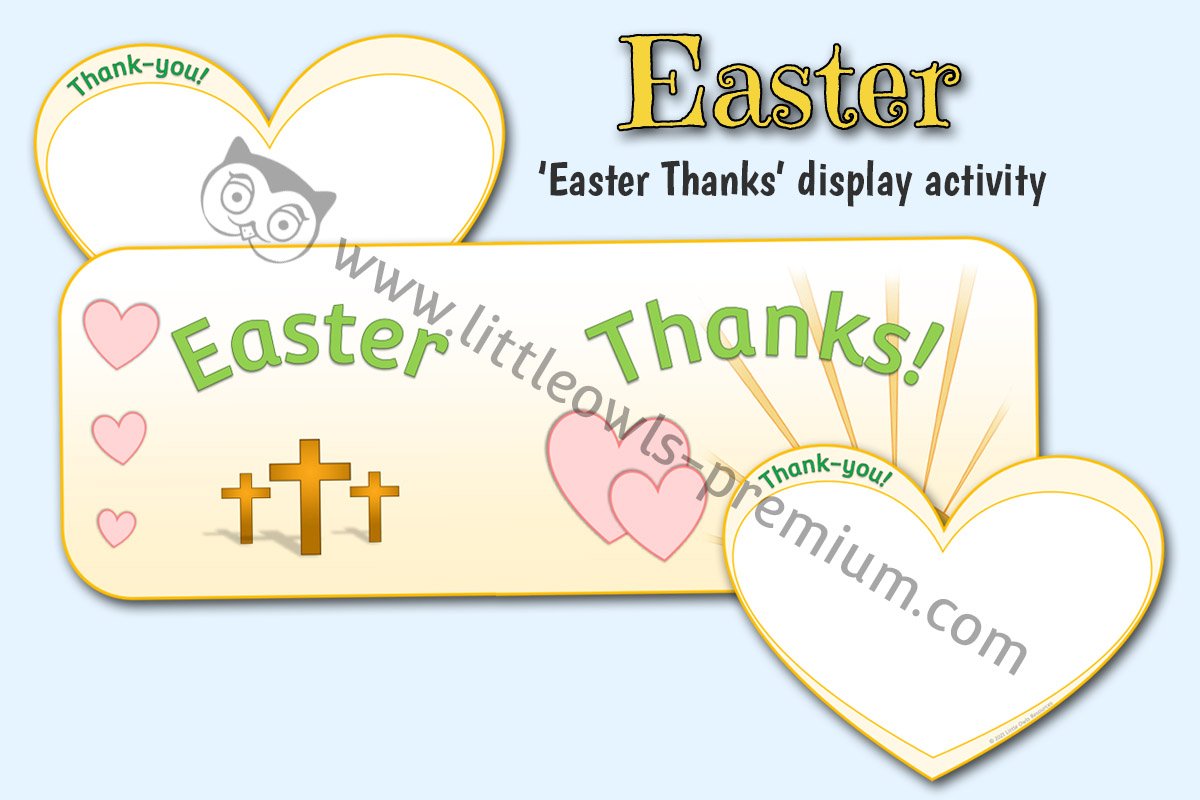 EASTER THANKS! DISPLAY ACTIVITY