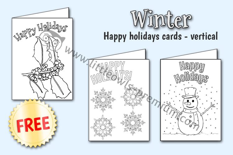 Happy Holiday Cards — Vertical - resource cover