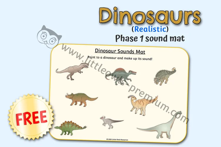 Dinosaur Sounds Mat — Free Sample cover
