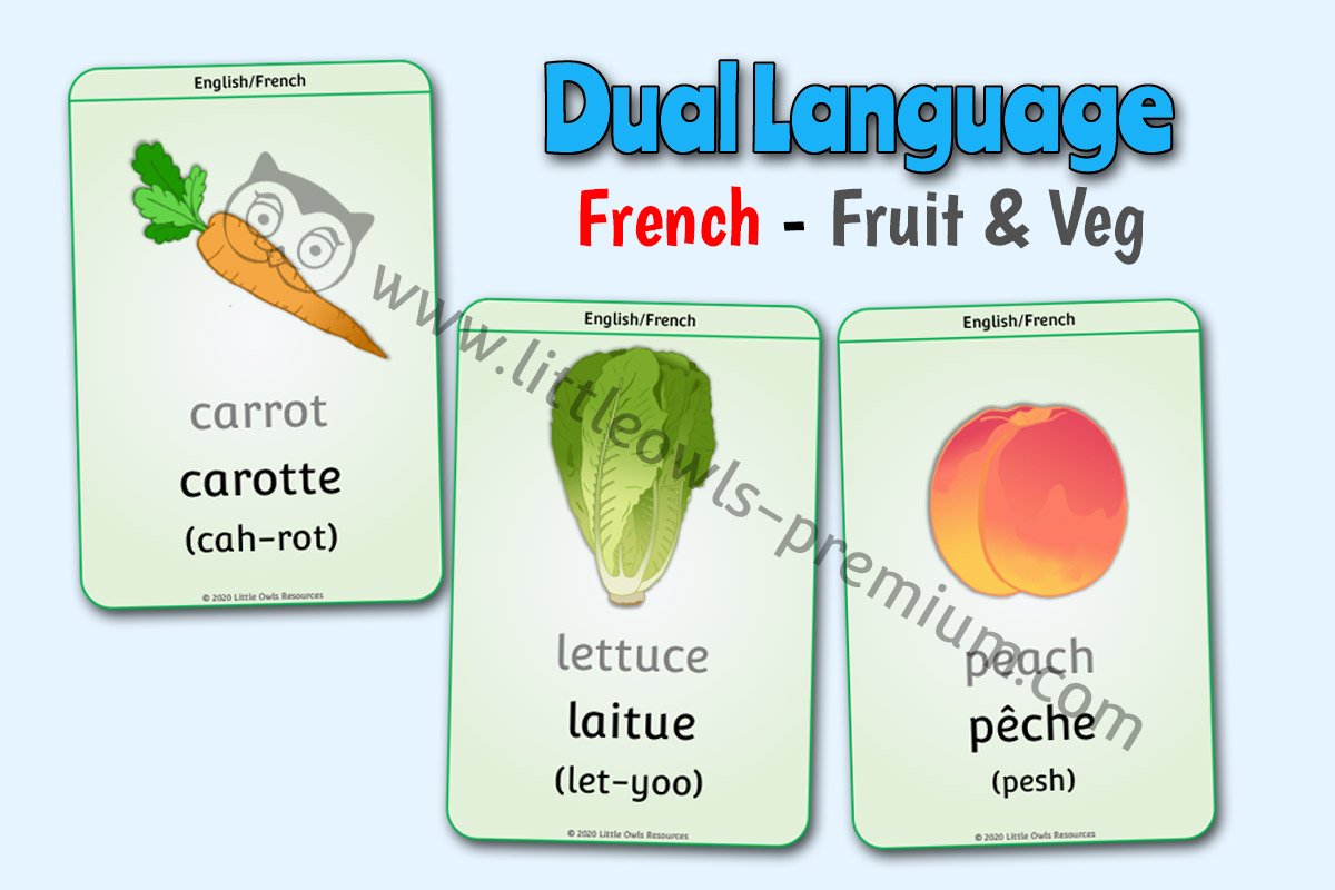 FRENCH - FRUIT & VEGETABLES