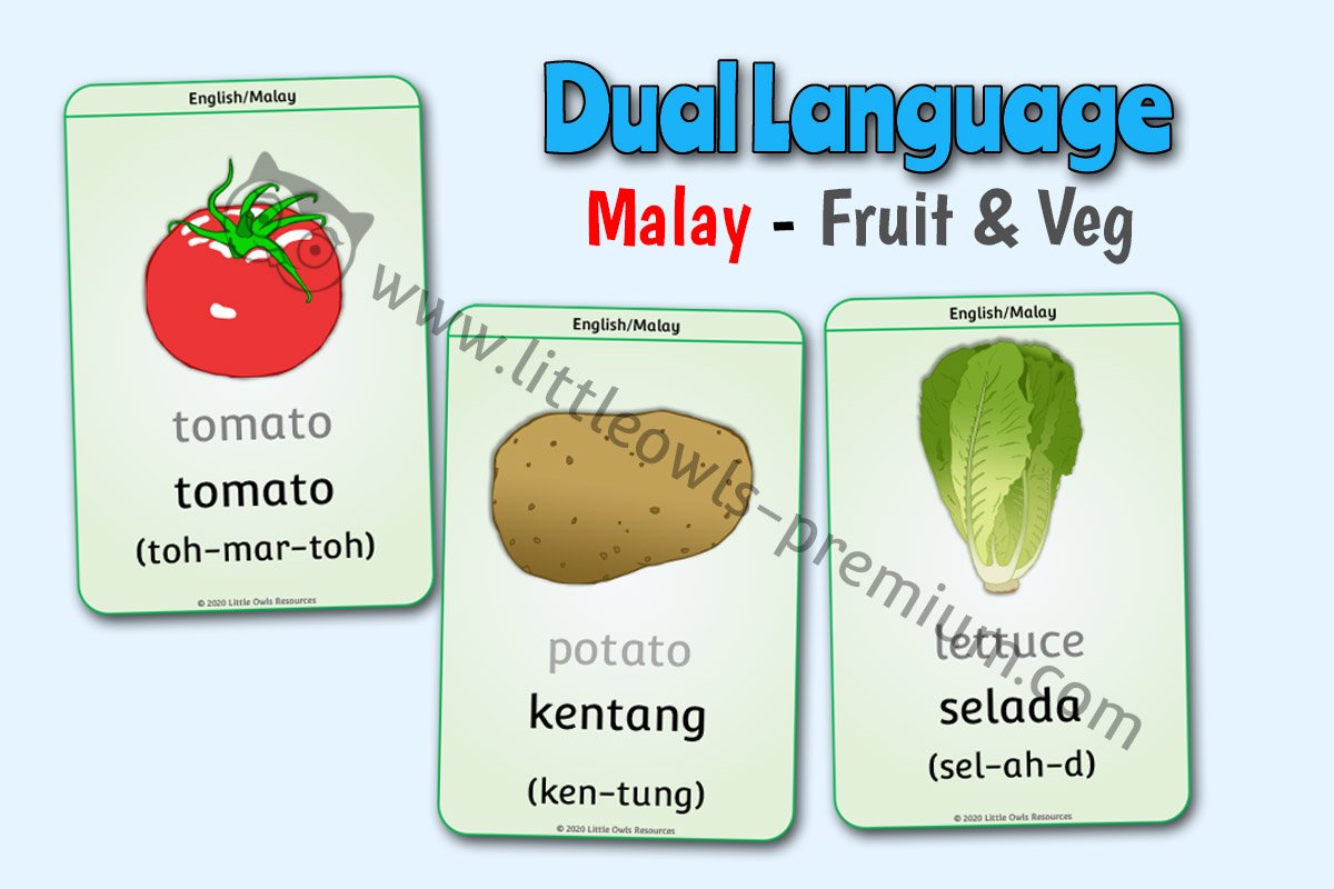 MALAY - FRUIT & VEGETABLES
