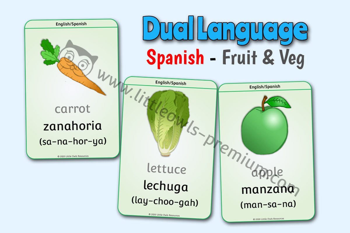 SPANISH - FRUIT & VEGETABLES