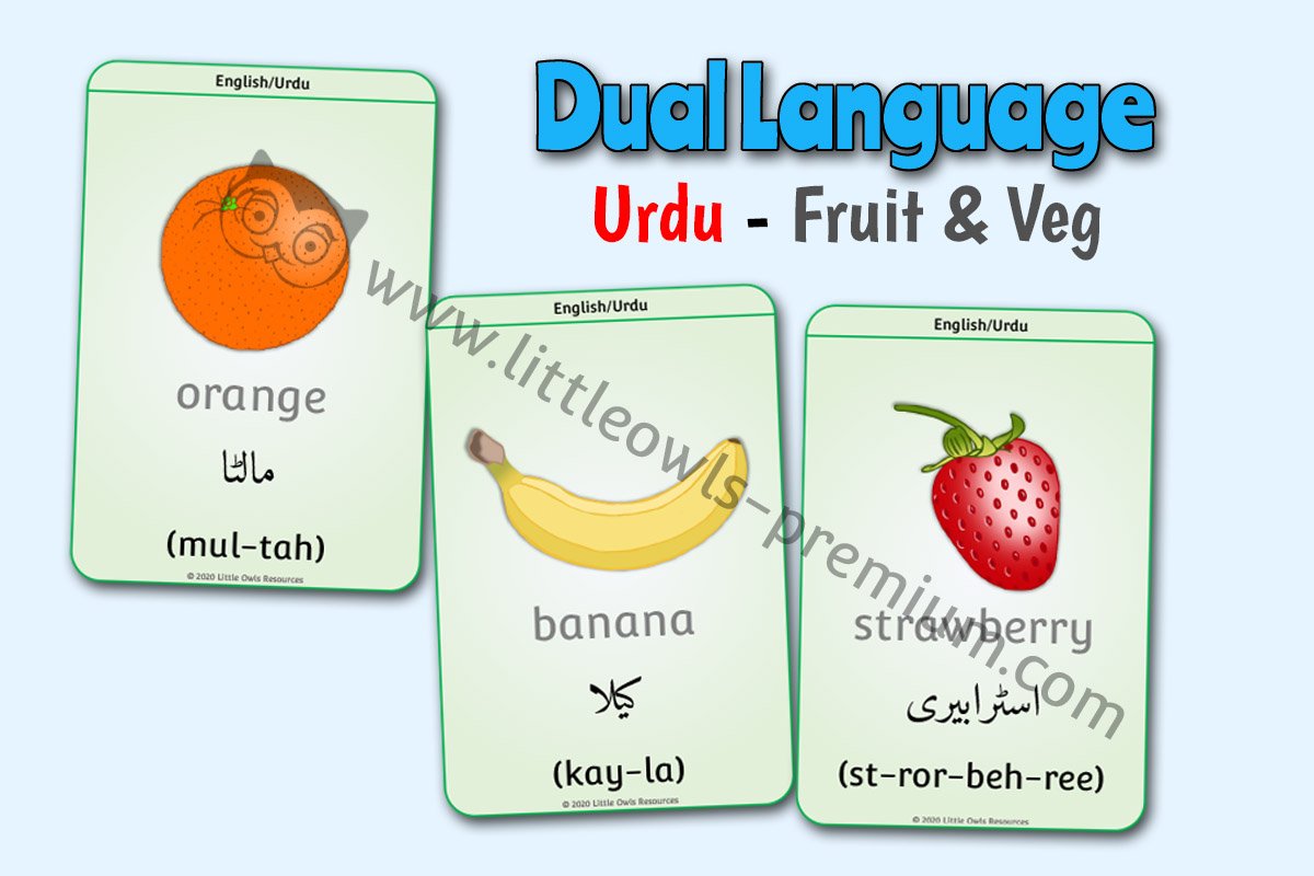 URDU - FRUIT & VEGETABLES
