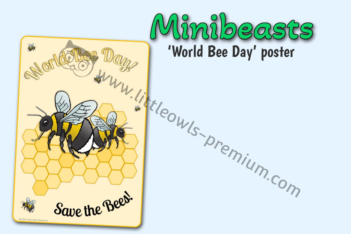 'WORLD BEE DAY!' POSTER