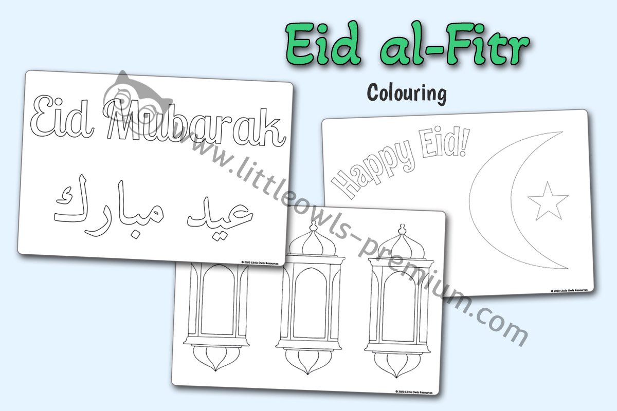EID COLOURING SHEETS