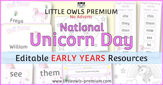   CLICK HERE  to view resources for ‘NATIONAL UNICORN DAY’.    &lt;&lt;-BACK TO ‘TOPICS’ MENU PAGE    