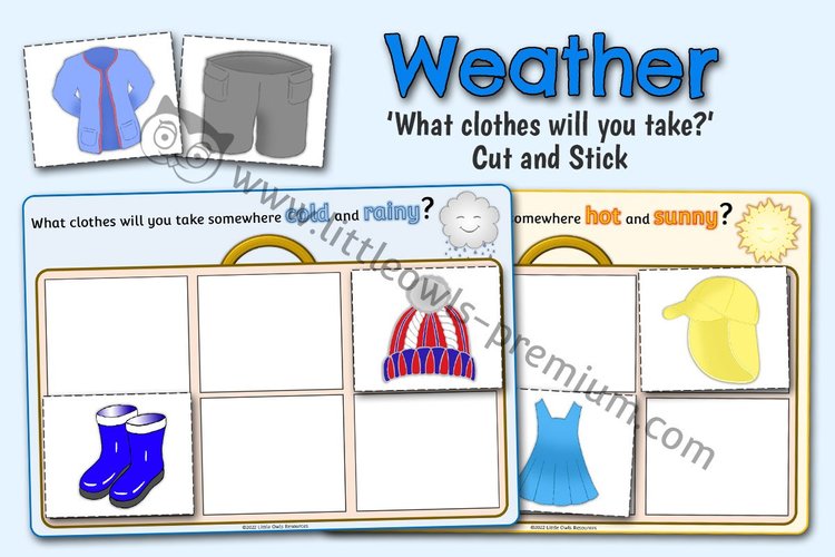 What Clothes Will You Take? — Cut & Stick — resource cover