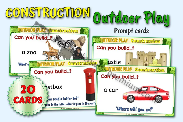 Outdoor Construction Prompt Cards cover