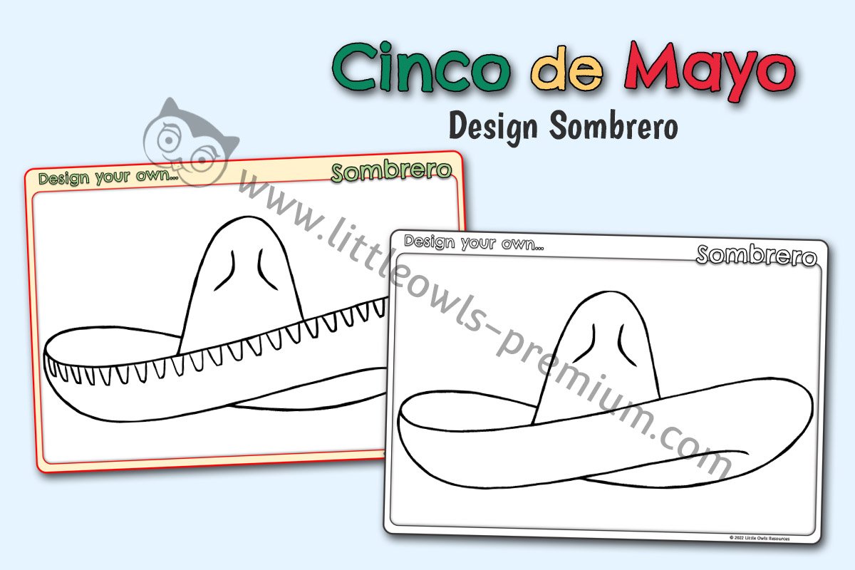 CINCO DE MAYO - Design Your Own Sombrero (Multimat)